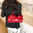 thumbnail image 2 of Bolso Bandolera Informal Diario para Mujer Con Lazo Cuero PU Al Aire Libre, 2 of 9