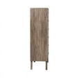 thumbnail image 4 of Allora Mid-Century 6-Drawer Laminated Composite Wood Tall Chest in Drifted Gray, 4 of 6