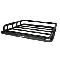Go Rhino 5935352T SRM500 - 55" Flat Platform Roof Rack With Side & Rear Rail Kit