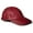 Raspberry, variant on Adjustable Leather Hat Genuine Lambskin Leather Baseball Cap Sports Visor Unisex (Leather, Rasberry Check)