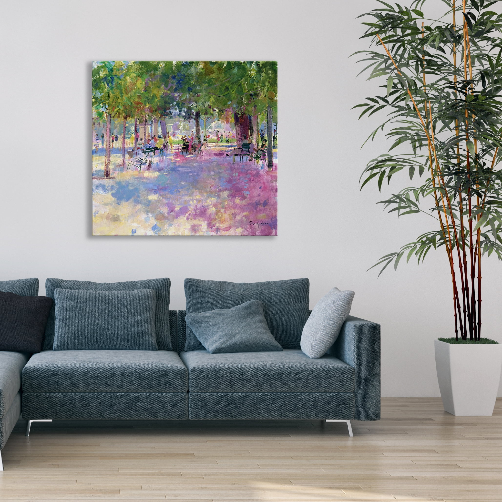 ArtWall Peter Graham Tuileries, Paris Wall Art Wall Art