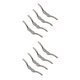thumbnail image 3 of Soidarity 4 Pieces Mooring Cleat Stainless Steel Inch Boats 2 Hook Rope Tie Cleats Hole Marine 4 Awnings Boat Polished Yacht Deck 4 pulgadas 2Conjunto, 3 of 6