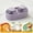 Purple, variant on Round Ice Cube Mold, 2 Cavity Silicone Ice Ball Maker, Reusable Whiskey Ice Cubes Mold, Leak-Proof Sphere Ice Tray, Small Round Shaper for Home Bar Use, Ice Tray for Bourbon, 5.35×2.87 in,Green