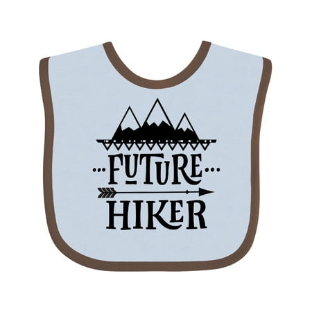 

Inktastic Future Hiker Kids Hiking Boys or Girls Baby Bib