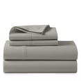 thumbnail image 4 of 1200 Thread Count 100% Cotton Solid Sheet Set (King, Grey), 4 of 4