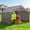 Gray, variant on Dog Shade Shelter Outdoor Tent for Large Medium Dogs, Outside Doghouse Sun Rain Canopy Dog House with Waterproof Roof Ground Nails for Cats Pigs Livestock 4'x4'x3.3'