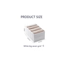 thumbnail image 7 of Pack of 3 Wardrobe Clothes Organiser,Clothes Storage Organiser Box for T-Shirt, Underwear, underpants,Shirts,Socks,Jeans, Trousers,Storage Boxes, Drawer Box in Wardrobe（White,M), 7 of 7