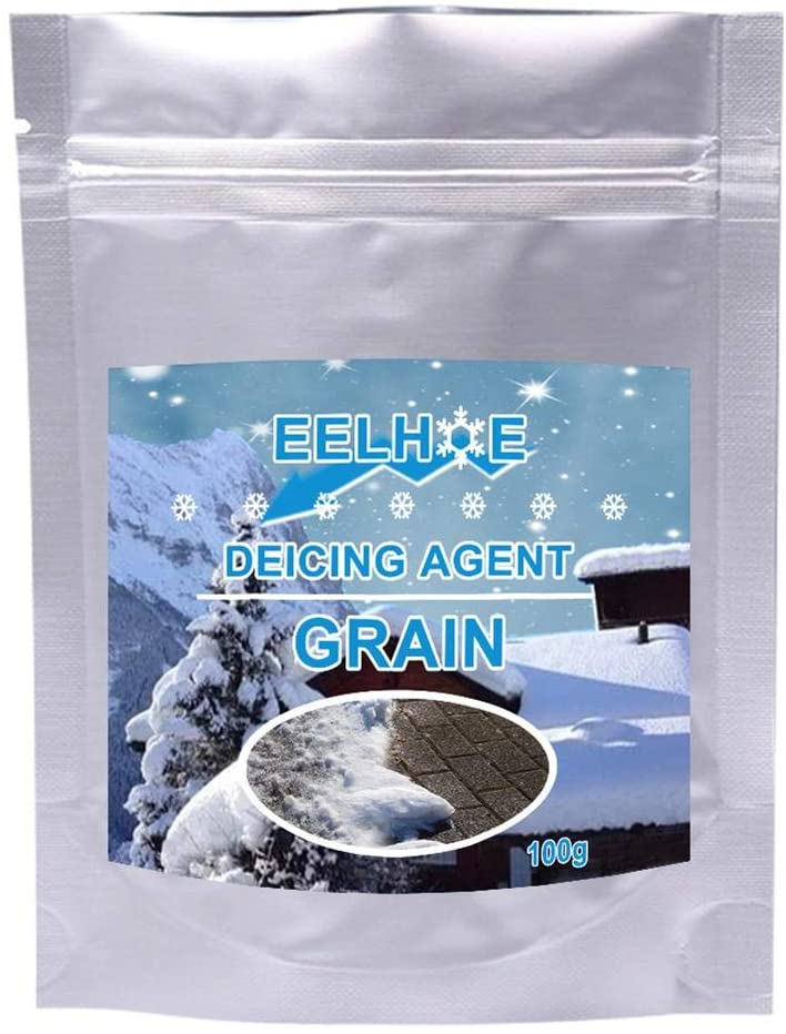 Bmatwk Rock Salt Ice Melter Sodium Chloride (Rock Salt) Melts Ice Down Ice Slicer Ice Melt