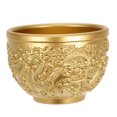 thumbnail image 6 of Golden Dragon Brass Cup for Storage Use with Exquisite Engravings Compact and Lightweight, 6 of 8