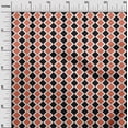thumbnail image 2 of oneOone Polyester Lycra Dark Peach Fabric Argyle Check Sewing Craft Projects Fabric Prints By Yard 56 Inch Wide, 2 of 4