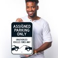 thumbnail image 2 of Assigned Parking Only Sign,, 2 of 8