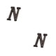 thumbnail image 3 of Letras de Metal Billuyoard para puertas negro resistente a la intemperie 2Conjunto, 3 of 6