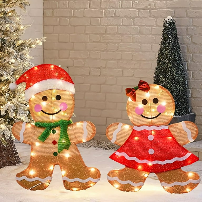 Gingerbread outdoor decorations discount