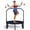 Black Blue, variant on JOY SPOT! 40" Foldable Bungee Rebounder Trampoline for Adults, 450lbs Capacity Mini Indoor Quiet Fitness Rebounder with Adjustable Handle, Cordless Jump Ropes