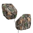 thumbnail image 2 of KUIFORTI Camo Hunting Boat Seat Cover Waterproof Easy to Install Outdoor Pontoon Captain Boat Bench Chair Cover Dust Resistant Boat Chair Protector for Outdoor Yacht Ship Fishing, 2 of 7