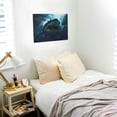 thumbnail image 5 of Balery Undersea Shark Pattern Canvas Decorative Picture – 30x40in Premium Wall Art, Modern Canvas Print for Home Decor（Horizontal）, 5 of 6
