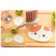 thumbnail image 5 of Lindo gato posavasos dibujos animados gato café bebida taza bebida olla bandeja soporte Pad cocina vajilla estera 6 piezas Sweethay JJ17836-00B, 5 of 7