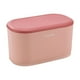 thumbnail image 2 of Organizador de caja de pañuelos | Plástico compuesto de estilo escandinavo | Tapa transparente | Cajón de almacenamiento para la sala de estar de la oficina en casa | Opciones de color rosa azul, 2 of 6