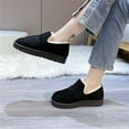 thumbnail image 6 of TAIAOJING Women Boots Fashion Autumn And Winter Snow Boots Flat Non Slip Solid Color Round Toe Velvet Warm And Comfortable Casual Shoes, 6 of 9