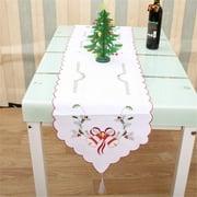 170*40cm New Christmas Xmas Holiday Table Cloth Tablecloth Tableware Decoration