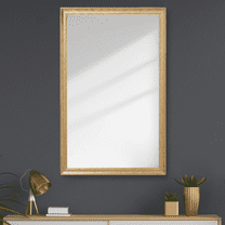 Frame My Mirror Framed Wall Mirror - Gold 28" x 48" Mirror - Ideal for Bathroom, Wall Decor, Bedroom and Livingroom - Moisture Resistant with Safety Backing - Crenshaw Design