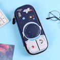 thumbnail image 2 of Cartoon Double Layer Large Capacity Waterproof Students Pencil Case Storage Bag, 2 of 2