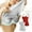 Gray/Red/White, variant on WREESH Camisoles Top for Women Undershirt Spaghetti Strap Built-In Bra Tank Tops Basic Camis 3 Pack Red