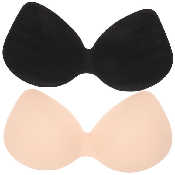 HERFIER 2-Pack Removable Bra Pads for Sports Bras, Comfortable Integrated Replacement Liner Pads 11.2x5.11x0.86in