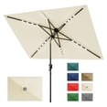 thumbnail image 2 of Kojooin 10 x 6.5 ft Rectangular Patio Umbrella, Outdoor Table Umbrella with Crank and Push Button Tilt, 2 of 8