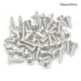 thumbnail image 4 of Eigraketly Tornillos de 100 piezas, cabezal cruzado autorroscante para evitar grietas, accesorios de Hardware de alta dureza, suministro de sujetadores Herramientas y ferretería 20 mm Eigraketly TO008253-01, 4 of 6