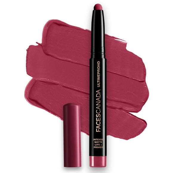 FACESCANADA Ultime Pro Rouge à Lèvres Hd Mat Intense + Apprêt. (Bold Wine 11)