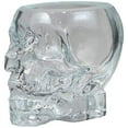 thumbnail image 5 of Set of 2 Translucent Acrylic Skeleton Skull Face Liquor Shot Glass Shooters, 5 of 6