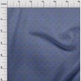 thumbnail image 3 of oneOone Viscose Chiffon Medium Blue Fabric Dot Sewing Material Print Fabric By The Yard 42 Inch Wide, 3 of 4