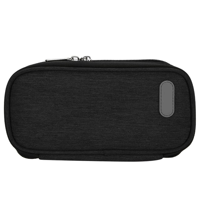 Bolsa portátil para almacenar insulina en frío, bolsa refrigerada para medicamentos, para el cuidado del paciente, color negro