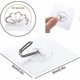 thumbnail image 2 of 50pcs Transparent Adhesive Hooks, Large Transparent Adhesive Hooks For Hanging, Waterproof Oilproof And Rustproof Wall Hooks, 2 of 5