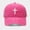 Hot Pink, variant on Only Moment Black Unisex Vintage Washed Unstructured Baseball Cap Polyester Cotton Blend Men Women Baseball Cap-Low Profile Adjustable Washed Cotton Golf Dad Hat One Size