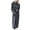 Grey, variant on Women's Plush Long Robe Soft Cozy Long Sleeve Full Length Fuzzy Fleece Bathrobe Spa Hot Tub Hotel Bath Belted Winter Fluffy Maternity Warm Kimono Pocket Grey X-Large