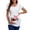 White, variant on WAJCSHFS Maternity Clothes Spring Women's V Neck Maternity Clothes Tops Side Ruched Pregnancy T Shirt (Black,XL)