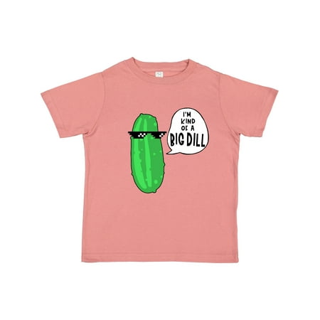

Inktastic I m Kind of a Big Dill Pickle with Sunglasses Gift Toddler Boy or Toddler Girl T-Shirt