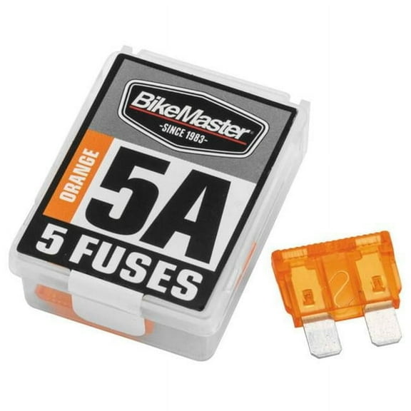BikeMaster 30-BC05-5 Standard Blade Fuse - 5 Amp Orange