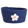 thumbnail image 2 of OUSITAID Fleur Mini Panier de Rangement Tissé Panier de Rangement Recyclable et Flexible pour Bureau à Domicile, 2 of 2