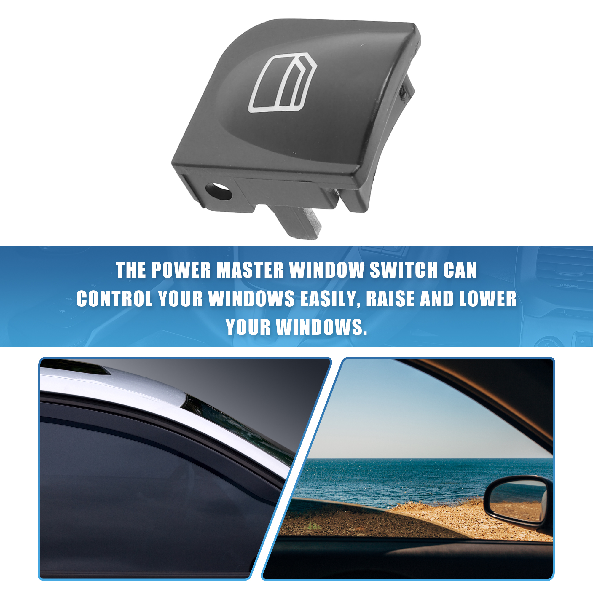 Unique Bargains A2038210679 20382106799116 Car Master Power Window 