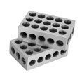 thumbnail image 1 of Block,2pcs 25x50x75mm Blocks 23 Milling Clamping Block Holes Clamping Block Maximized Efficiency, 1 of 9