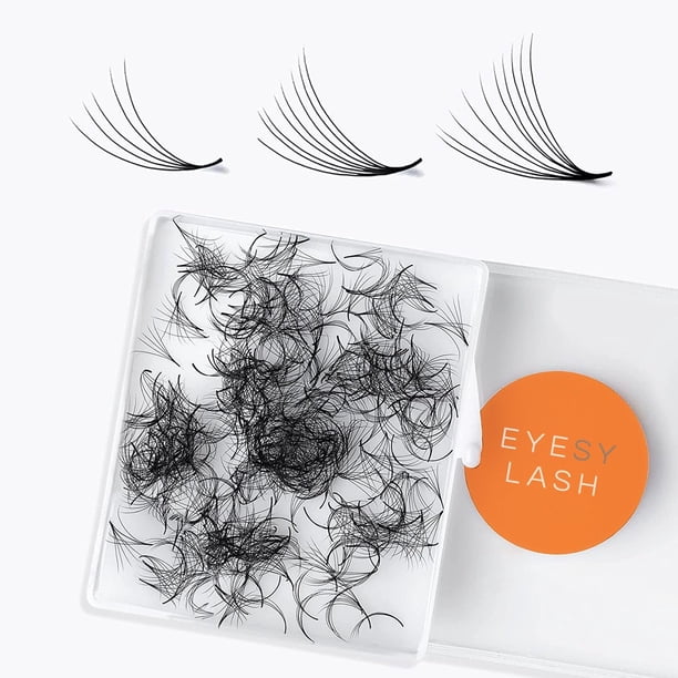 Ventiladores de pestañas prefabricados Eyesy Lash 5D 0.07 12 mm CC Curl x500
