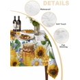 thumbnail image 2 of Eucalyptus Leaves Table Cloth, Waterproof Tablecloth for Rectangle Tables, Sunflowers Spring Watercolor Country Floral Bee Reusable Washable Fabric Table Cover for Restaurant Kitchen Dining 60"x120", 2 of 9