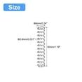 thumbnail image 2 of Unique Bargains Compression Spring, 5 Pack 304 Stainless Steel, 6mm OD, 0.8mm Wire, 30mm Length, 2 of 6