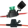 thumbnail image 6 of Soumake Car Auto 10A 15A 20A 30A Medium Size Waterproof Standard Blade Type Fuse Holder Practical, 6 of 6