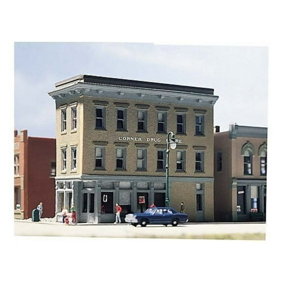 N KIT DPM Corner Apothecary by Woodland Scenics