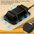 thumbnail image 3 of 2PCS Universal Laptop Charger Holder Adjustable Silicon Under Desk Power Brick Mount Organizer for Charging Bricks & Cables Space Saving Power Adapters Mount, Secure Supply Holder for Laptop Chargers, 3 of 11