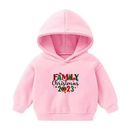 

KBKYBUYZ Toddler Long Sleeve Shirts Christmas Toddler Baby Boy s Girl s Hoodie Children s Casual Print Sweatshirt for The Baby Gift On Sale
